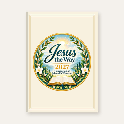 Jesus the Way 2027 Convention Journal – front cover exactly as printed (matte hardcover, sewn spine)