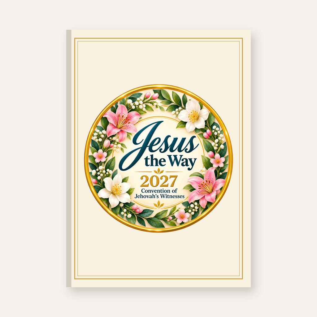 Jesus the Way 2027 Convention Journal – front cover exactly as printed (matte hardcover, sewn spine)