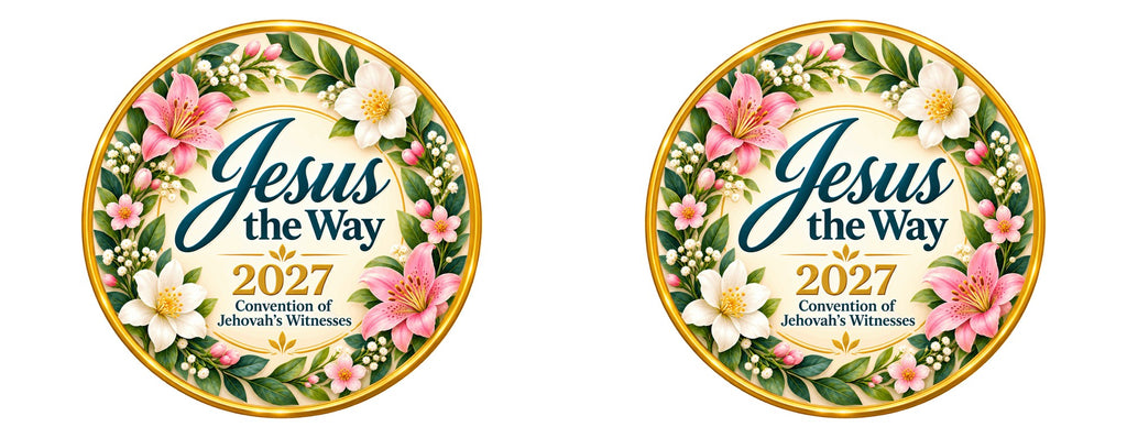Jesus the Way 2027 Convention Mug – Pink Lily Wreath – full design