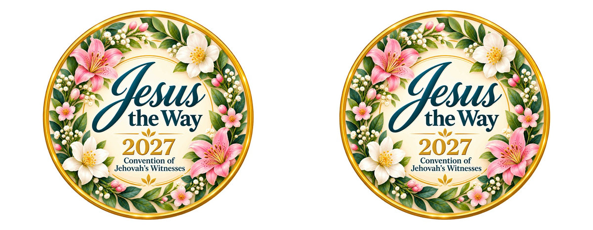 Jesus the Way 2027 Convention Mug – Pink Lily Wreath – full design