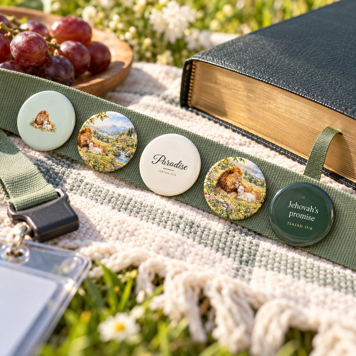 See You in Paradise Watercolor Pin Set (5 Pins) shown in a lifestyle setting