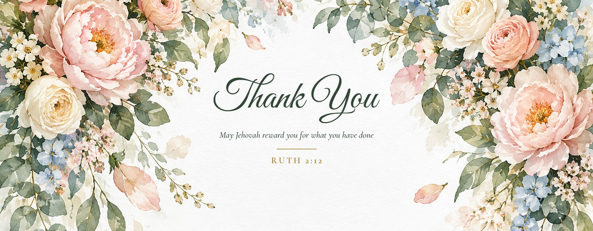 Thank You Watercolor Mug – full design